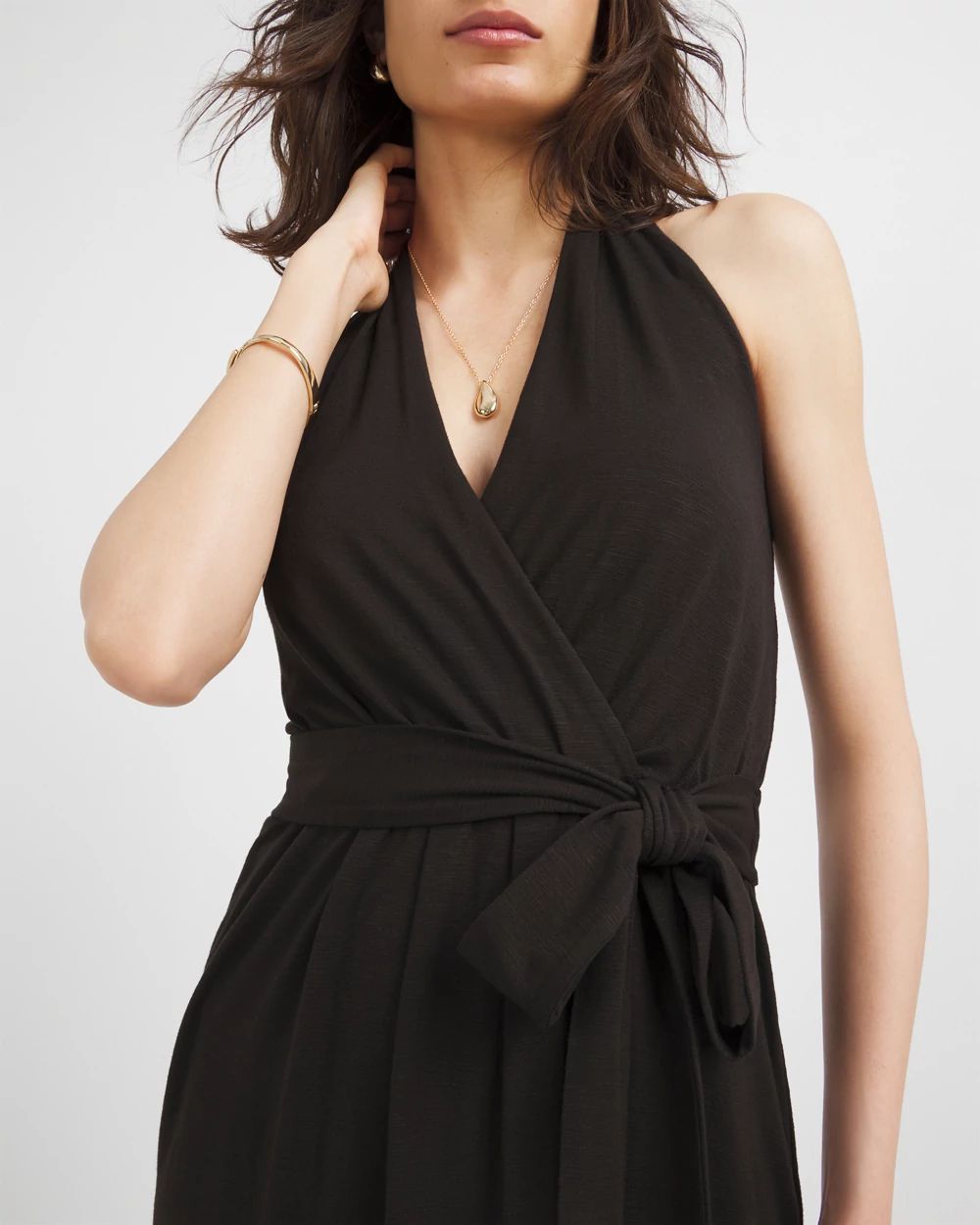Halter Wrap Dress White House Black Market